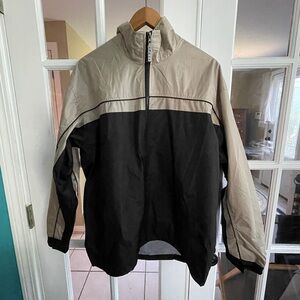 Two-Tone Black and Tan Men's Jacket